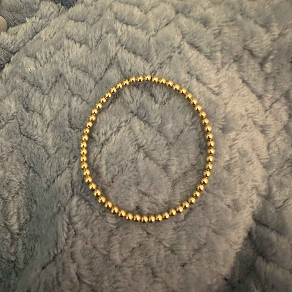 egirl classic gold 3mm bead bracelet